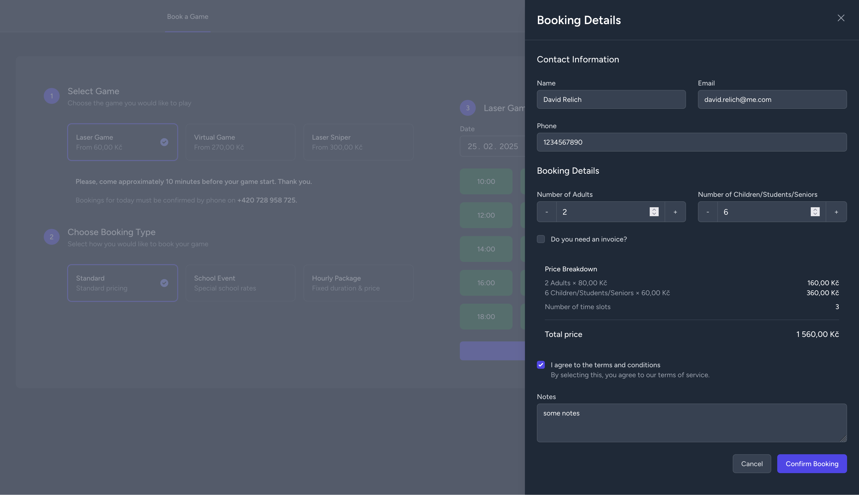 Easy Booking Process